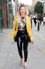 MEGAN BARTON HANSON Leaves Yauatcha Restaurant in London 06/06/2019