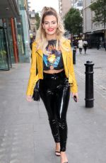 MEGAN BARTON HANSON Leaves Yauatcha Restaurant in London 06/06/2019