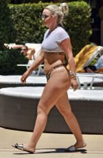 MEGAN DAVISON in Bikini at a Pool in Las Vegas 06/21/2019