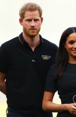 MEGHAN MARKLE and Prince Harry at Pre-game Ceremonies at MLB London Series Game 06/29/2019