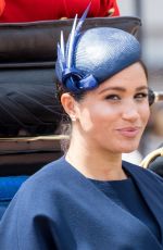 MEGHAN MARKLE at Trooping the Colour Ceremony in London 06/08/2019