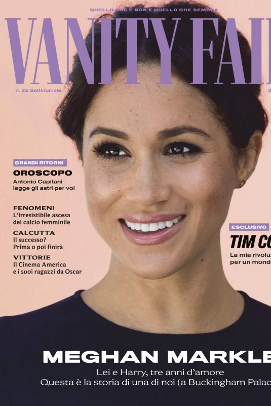 MEGHAN MARKLE in Vanity Fair Magazine, Italy July 2019