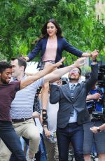 MELISSA BARRER on the Set of In the Heights in New York 06/03/2019