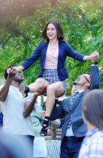 MELISSA BARRER on the Set of In the Heights in New York 06/03/2019