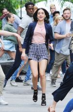 MELISSA BARRER on the Set of In the Heights in New York 06/03/2019