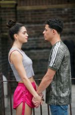 MELISSA BARRERA on the Set of In the Heights in New York 06/07/2019