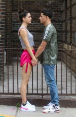 MELISSA BARRERA on the Set of In the Heights in New York 06/07/2019