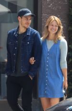 MELISSA BENOIST and Chris Wood Out in West Hollywood 06/03/2019