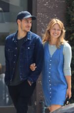 MELISSA BENOIST and Chris Wood Out in West Hollywood 06/03/2019