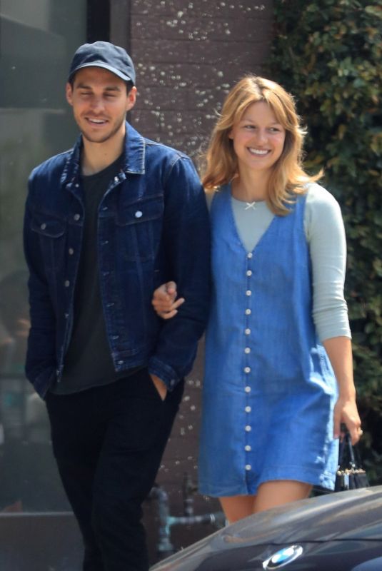 MELISSA BENOIST and Chris Wood Out in West Hollywood 06/03/2019