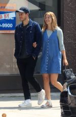 MELISSA BENOIST and Chris Wood Out in West Hollywood 06/03/2019