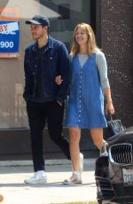 MELISSA BENOIST and Chris Wood Out in West Hollywood 06/03/2019