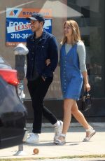 MELISSA BENOIST and Chris Wood Out in West Hollywood 06/03/2019