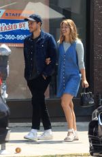 MELISSA BENOIST and Chris Wood Out in West Hollywood 06/03/2019