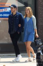 MELISSA BENOIST and Chris Wood Out in West Hollywood 06/03/2019