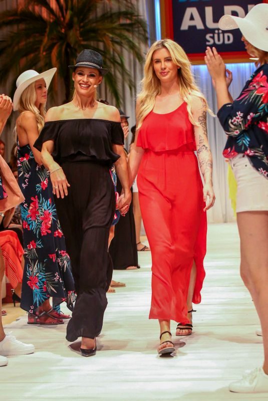 MICHELLE HUNZIKER and IRELAND BALDWIN at New Women’s Beachwear Collection from Aldi South Launch 05/28/2019