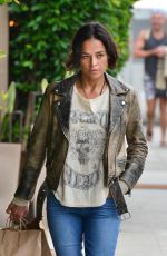 MICHELLE RODRIGUEZ Leaves Giorgio Baldi in Santa Monica 06/13/2019