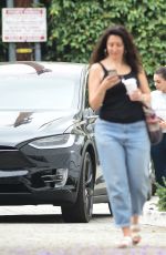 MILA KUNIS Leaves Bellacures in Studio City 06/20/2019