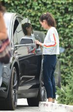 MILA KUNIS Leaves Bellacures in Studio City 06/20/2019