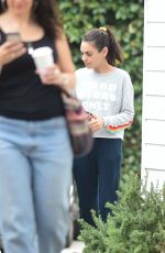 MILA KUNIS Out and About in Los Angeles 06/20/2019