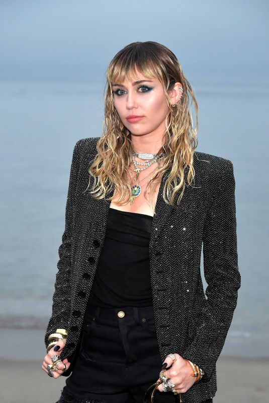 MILEY CYRUS at Saint Laurent Men’s Spring/Summer 2020 Fashion Show in Malibu 06/06/2019