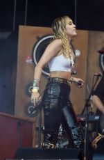 MILEY CYRUS Performs at Glastonbury Festival 06/30/2019