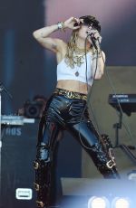 MILEY CYRUS Performs at Glastonbury Festival 06/30/2019