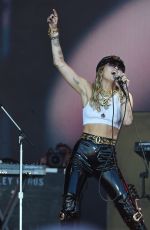 MILEY CYRUS Performs at Glastonbury Festival 06/30/2019