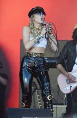 MILEY CYRUS Performs at Glastonbury Festival 06/30/2019