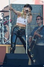 MILEY CYRUS Performs at Glastonbury Festival 06/30/2019