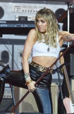 MILEY CYRUS Performs at Glastonbury Festival 06/30/2019