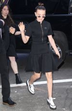 MILLIE BOBBY BROWN Arrives at Good Morning America 06/12/2019