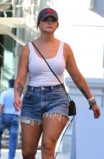 MIRANDA LAMBERT in Denim Shorts Out in New York 06/12/2019
