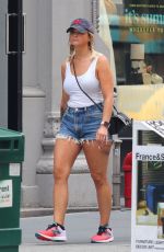 MIRANDA LAMBERT in Denim Shorts Out in New York 06/12/2019