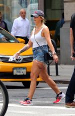 MIRANDA LAMBERT in Denim Shorts Out in New York 06/12/2019