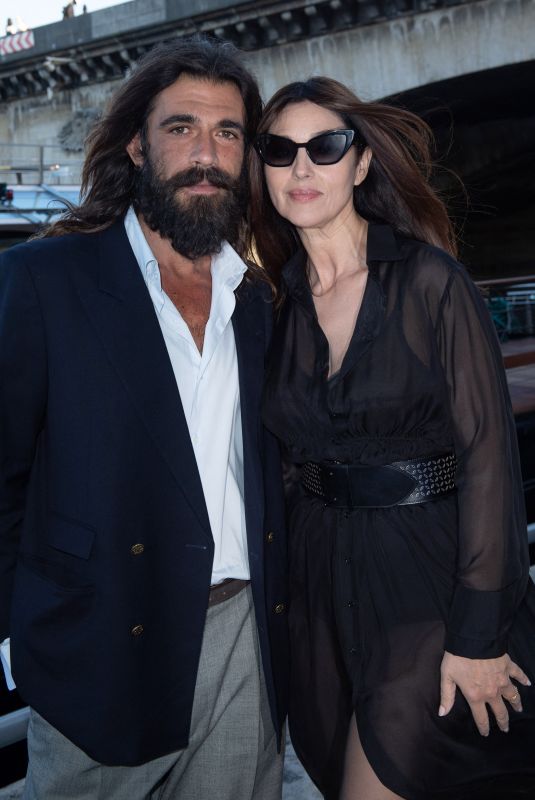 MONICA BELLUCCI and Nicolas Lefebvre at Maud Fontenoy Foundation Gala in Paris 06/07/2019