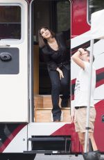 MONICA BELLUCCI on the Set of Nekromancer in Sydney 06/12/2019
