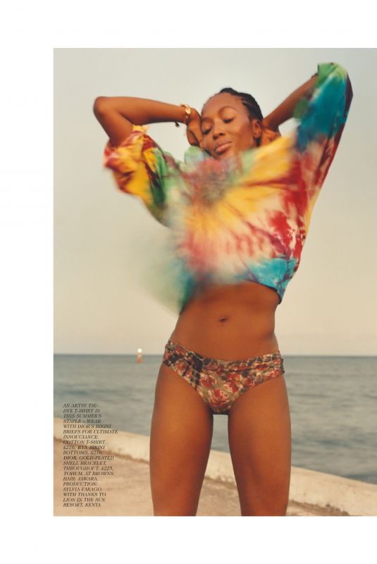 NAOMI CAMPBELL in Vogue Magazine, UK July 2019