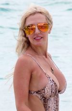 NAOMI ISTED in Bikini and Swimsuit on the Beach in Caribbean 05/28/2019