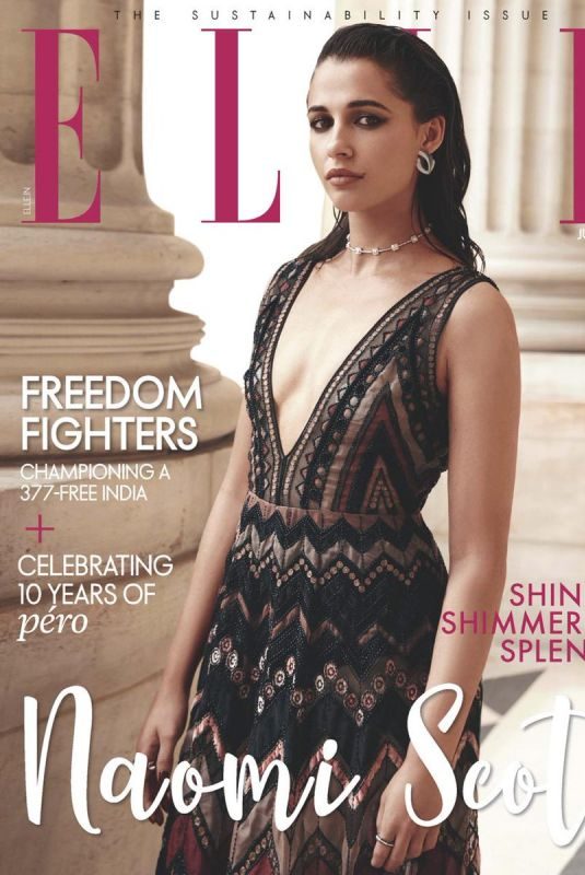 NAOMI SCOTT in Elle Magazine, India June 2019