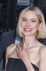 NAOMI WATTS Arrives at Late Show with Stephen Colbert in New York 06/19/2019