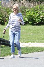 NAOMI WATTS Out with Her Dog in East Hampton 06/15/2019