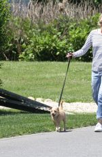 NAOMI WATTS Out with Her Dog in East Hampton 06/15/2019