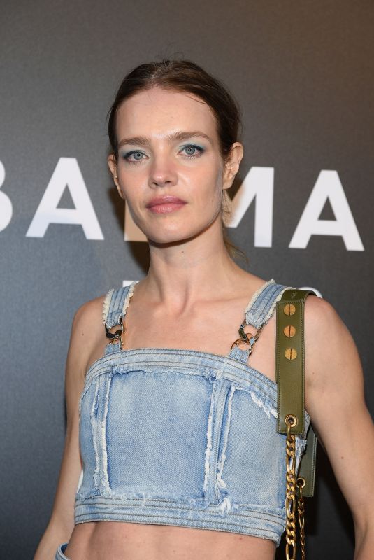 NATALIA VODIANOVA at Balmain Homme Menswear Spring/Summer 2020 Show in Paris 06/21/2019