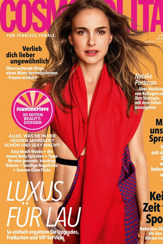 NATALIE PORTMAN in Cosmopolitan Magazine, Germany July 2019