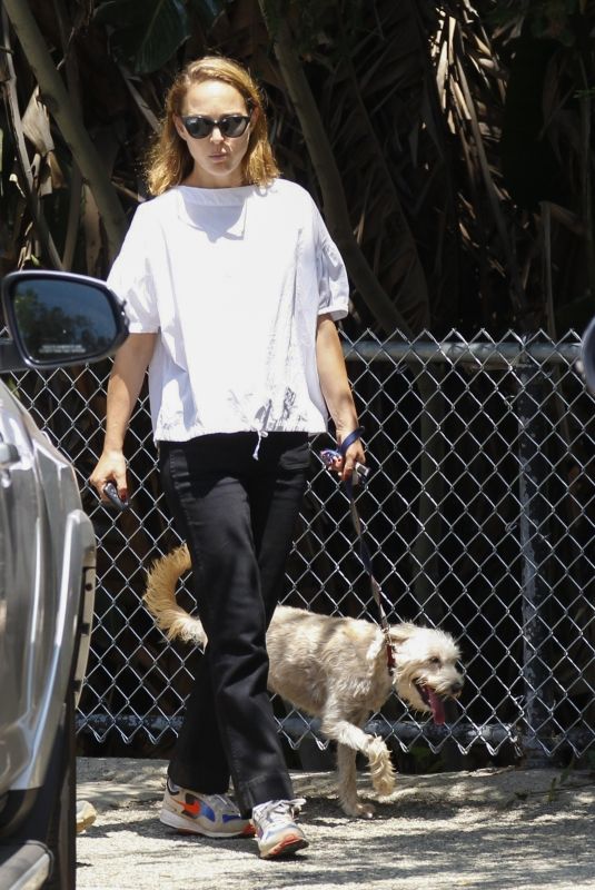 NATALIE PORTMAN Out with Her Dog at Griffith Park in Los Angeles 06/07/2019