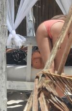 NATALIE ROSER in Bikinis at a Beach in Tulum 06/05/2019
