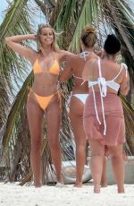 NATALIE ROSER in Bikinis at a Beach in Tulum 06/05/2019