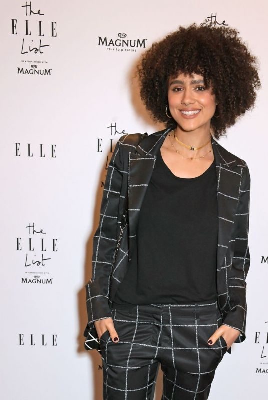 NATHALIE EMMANUEL at Elle List in Association with Magnum Ice Cream in London 06/19/2019