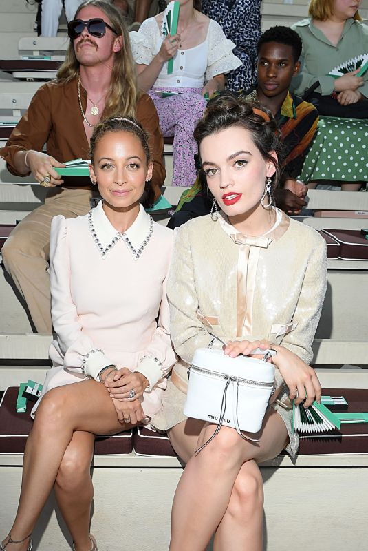 NICOLE RICHIE and EMMA MACKEY at Miu Miu Resort 2020 Show in Paris 06/29/2019